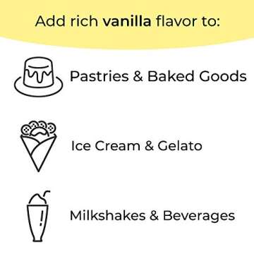 Madagascar Bourbon Vanilla Bean Paste | Cambie Confections All Natural Madagascar Vanilla Paste | For Bakers and Chefs | All Natural, Gluten Free, 4 oz