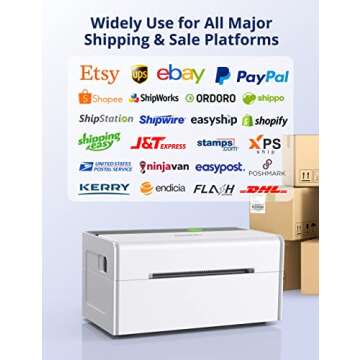 Osoeri Shipping Label Printer - Fast 4x6 USB Thermal Printer
