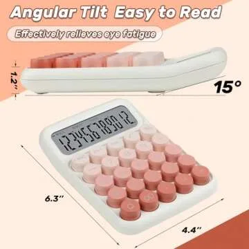 Cute Pink Mechanical Switch Calculator for Fun Calculations