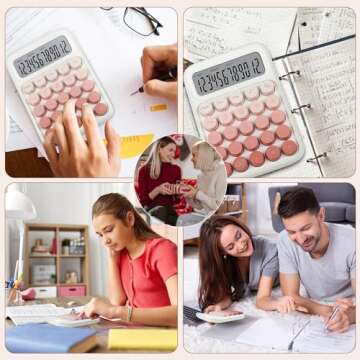 Cute Pink Mechanical Switch Calculator for Fun Calculations