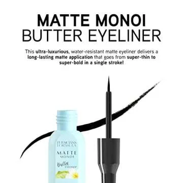 Physicians Formula Matte Monoi Butter Liquid Matte Eyeliner, Eye Makeup, Dermatologist Tested, Black...