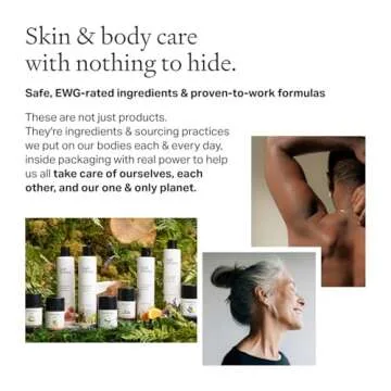 Each & Every All Natural Deodorant for Women & Men - Sensitive Skin, Plant-Based, Baking Soda & Aluminum-Free Deodorant - Clean 24 Hr Odor Control - Unscented & Fragrance Free Travel Size, 2.5oz