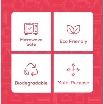 Comfy Package [9 Inch - 300 Count Uncoated White Paper Plates - Disposable, Decorative for Crafts