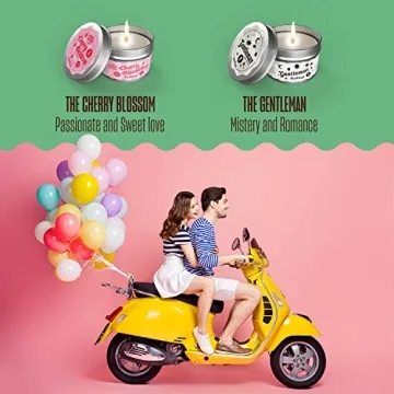 BeKind Good Vibes 6 Scented Candles Set for Relaxation