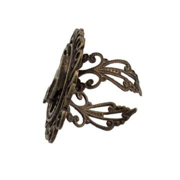 Steampunk Antique Single Gear Ring - Unique Mechanical Jewelry