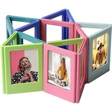 Orga'Neat Magnetic Photo Frames for Instax Mini - 8 Pack