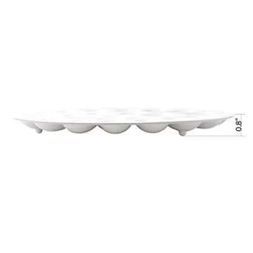 Zak Designs 12-Inch Melamine Egg Tray for Stylish Serving