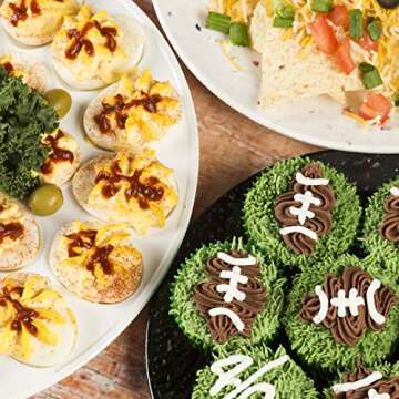 Zak Designs 12-inch White Melamine Egg Tray