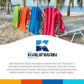 Ben Kaufman Oversized Cotton Beach Towels for Everyone