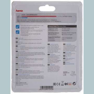 Hama 91092 | 8in1 Card Reader – Effortless Data Transfer