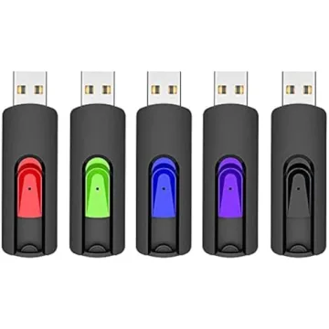 RAOYI 5 Pack 64GB USB Flash Drive Set - Vibrant and Reliable Data Storage