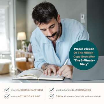 6-Minute Diary Success Daily Journal - The #1 Manifestation Journal for more Motivation & Success - ...