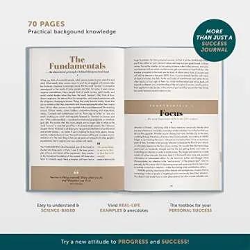 6-Minute Diary Success Daily Journal - The #1 Manifestation Journal for more Motivation & Success - Undated Organizer Planer 2024/2025 - More Focus & Mindfulness w/Guided Self-Help Journal