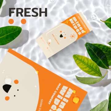 Impossibly Compact Travel Wipes with Natural Extracts - Skin-Friendly Wet Wipes, Hypoallergenic & Unscented for Adults, Kids & Baby Care - 10 Pack Total 60 Wipes