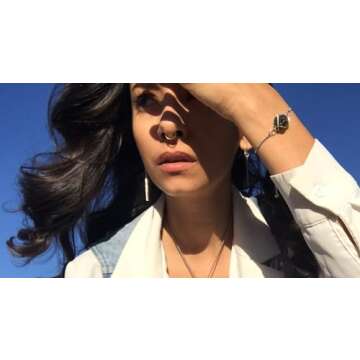 Genuine Moldavite Crystal Bracelet for Women - High Vibration for Manifestation Transformation Authe...