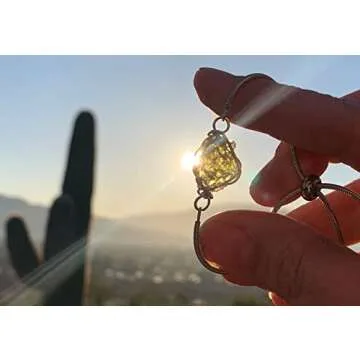 Genuine Moldavite Crystal Bracelet for Women - High Vibration for Manifestation Transformation Authentic Moldavite Bracelet Crystal | Self-Healing Moldavite Stone Christmas Gift for her (1.33 gram)