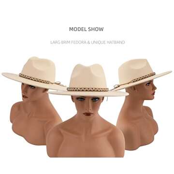 Pro Celia Big Wide Brim Women Fedora Hat