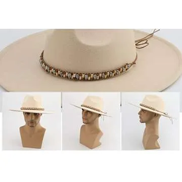 Pro Celia Big Wide Brim Fedora Hat for Women