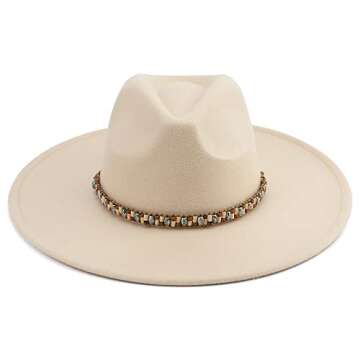 Pro Celia Big Wide Brim Women Fedora Hat