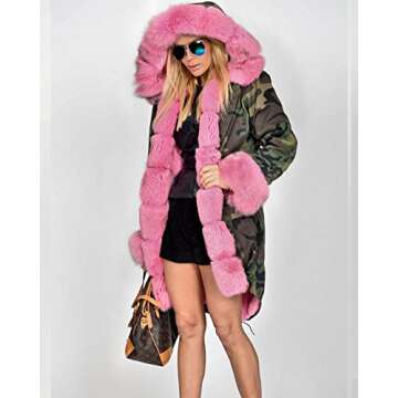 Stylish Tiptupu Women's Quilted Winter Jacket with Pockets