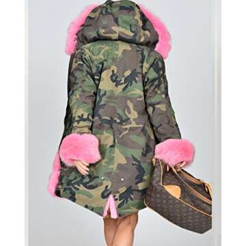 Stylish Tiptupu Women's Quilted Winter Jacket with Pockets