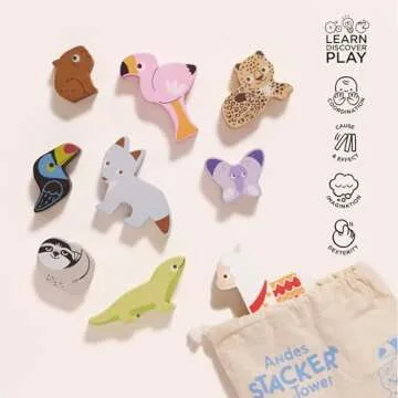 Le Toy Van Andes Stacking Toy - Eco-Friendly Fun for Toddlers