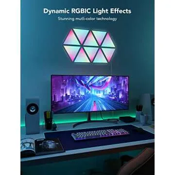 Govee Triangle Light Panels with RGBIC Smart Control
