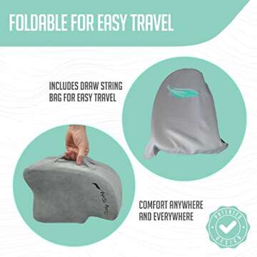 Cushy Tushy Travel Seat Cushion for Pain Relief