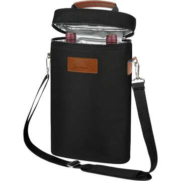 Tirrinia Insulated Wine Tote Carrier for All Occasions
