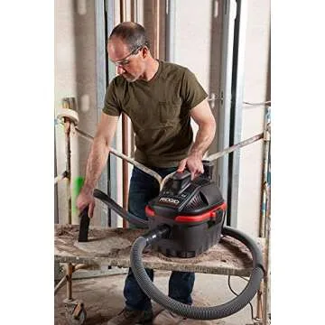 Powerful RIDGID 50313 4-Gallon Wet/Dry Vacuum Cleaner