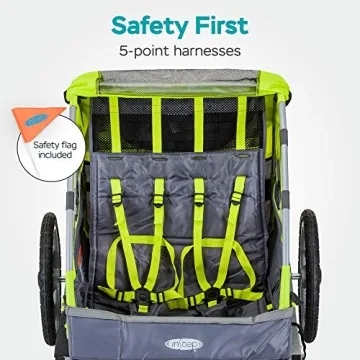 InStep Quick-N-EZ Bike Trailer - Versatile & Safe for Kids