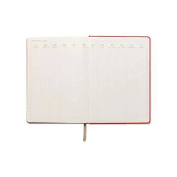 DesignWorks Ink Good Things Are Coming Orange 7.5" x 10.25" Jumbo Journal Notebook with Vegan Suede, Gold Arches Accents, Lined Pages, Ribbon Marker for Work, Writing, Journaling