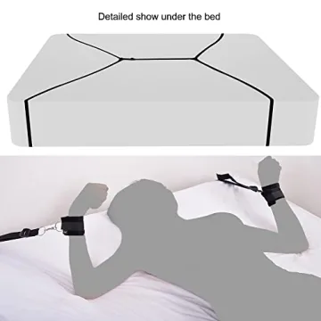 UTIMI Sex Bondage BDSM Restraints Kit with Blindfold & Cuffs