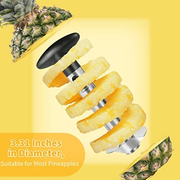 Premium Stainless Steel Pineapple Corer Slicer Tool