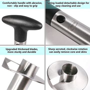 Premium Stainless Steel Pineapple Corer Slicer Tool