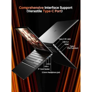 Gaming Laptop, Laptop with AMD Ryzen 7 5825U (8C/16T, Up to 4.5GHz), 16GB RAM 512GB NVMe SSD Laptop Computer, Radeon RX Vega 8 Graphics, 16.1-inch FHD Display, WiFi 6, 53Wh Battery, Backlit KB