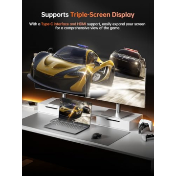 Gaming Laptop, Laptop with AMD Ryzen 7 5825U (8C/16T, Up to 4.5GHz), 16GB RAM 512GB NVMe SSD Laptop Computer, Radeon RX Vega 8 Graphics, 16.1-inch FHD Display, WiFi 6, 53Wh Battery, Backlit KB