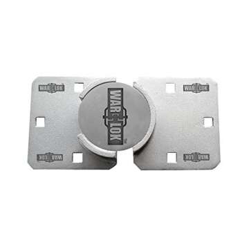 WAR-LOK PH-10 Puck Lock Hidden Hasp Latch, Solid Steel Lock for Safety Door