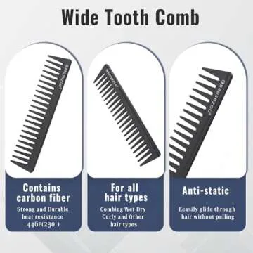 BRUSHZOO Ultimate Hair Brush Set for Curls and All Types