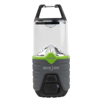 Nite Ize Radiant 314 Rechargeable LED Lantern - Weather & Impact Resistant Light with Power Bank - R...