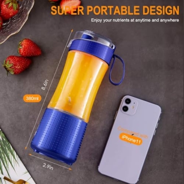 Vaeqozva Portable Blender for Smoothies on the Go