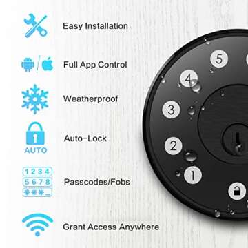 Sifely Smart Lock - Keyless Entry Door Lock with Remote Control