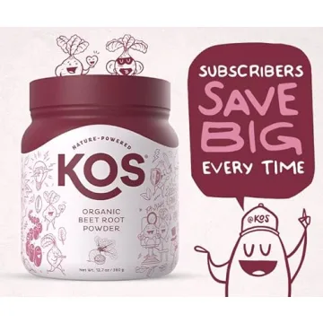 KOS Organic Beet Root Powder - Pure & Powerful Nutrients