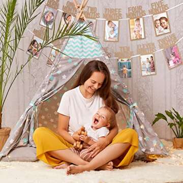 Whaline's 1st Birthday Banner - Celebrate Baby's Milestones