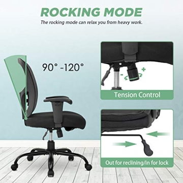 BestOffice Big and Tall Office Chair for Ultimate Comfort