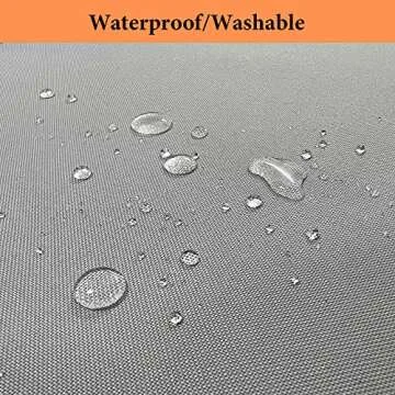 Dog Car Seat Medium Sized Dog, Car Seat for Dogs, Seat Extender with Waterproof Materials & Breathable Mesh, Dog Seat Belt for Car, Giving Your Pets a Comfortable and Safe Road Trip (L Size, Grey)