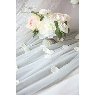Floroom 500pcs Silk Rose Petals for Wedding Decoration