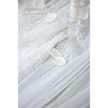 Floroom 500pcs Silk Rose Petals for Wedding Decoration