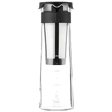 Hario Mizudashi Cold Brew Coffee Maker - 1000ml Premium Japanese Design for Home Brewing