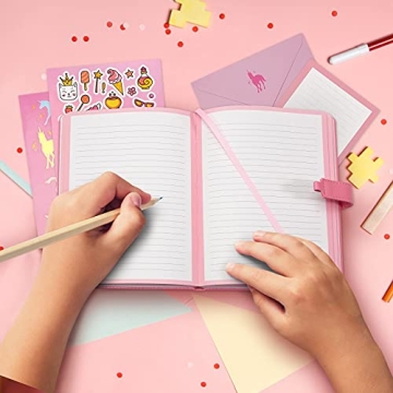 Pink Unicorn Diary - Cute Journal for Girls Gifts